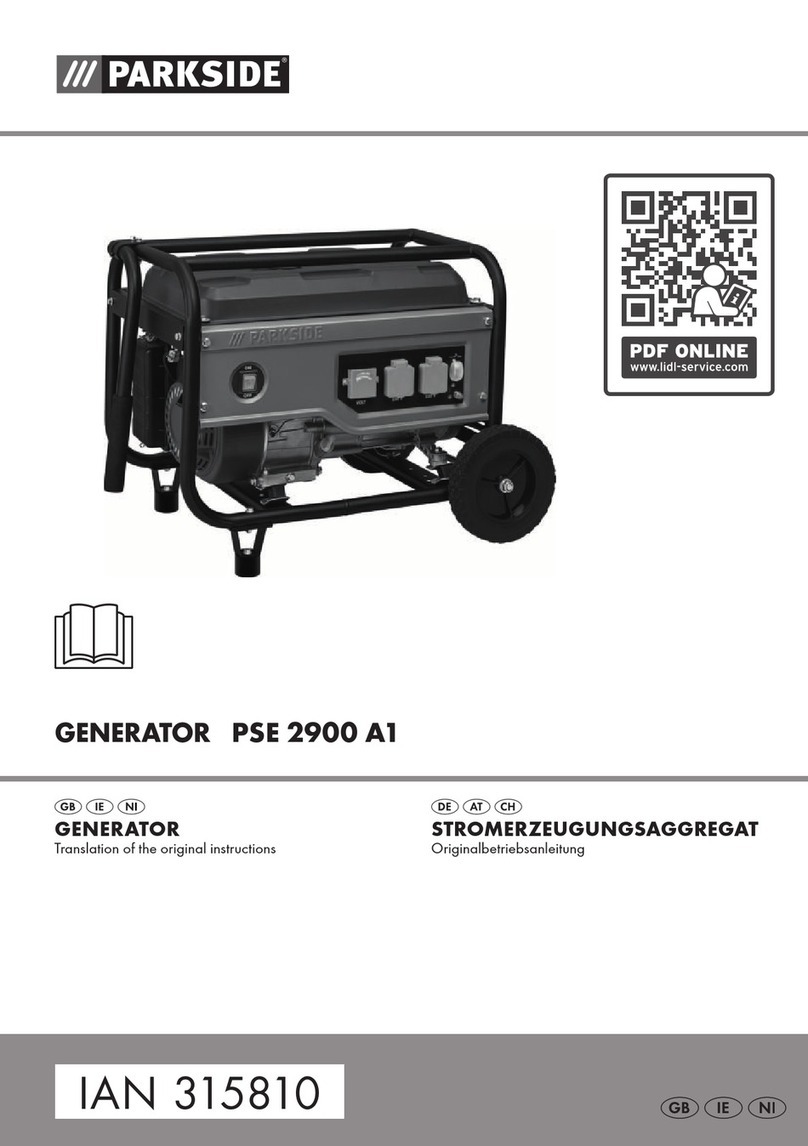 Parkside PS 2900 A1 Translation of the original instructions