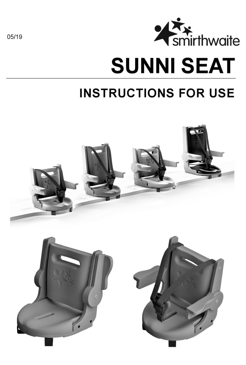 smirthwaite SUNNI SEAT Instructions for use