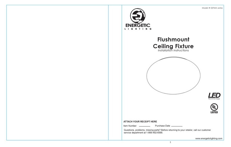 Energetic Lighting E2FMA Series User manual