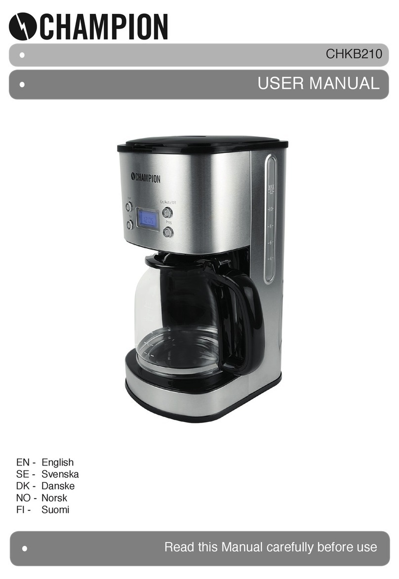 Champion CHKB210 User manual