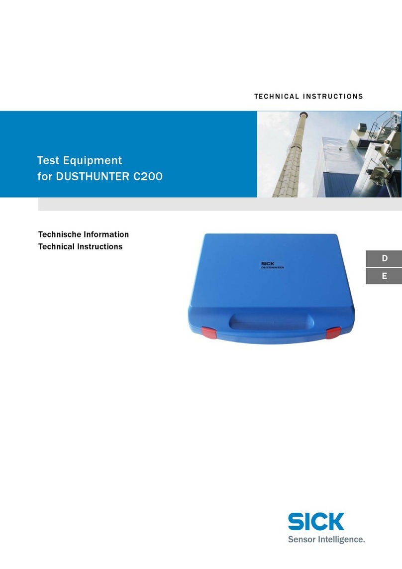 SICK DUSTHUNTER C200 Technical instructions