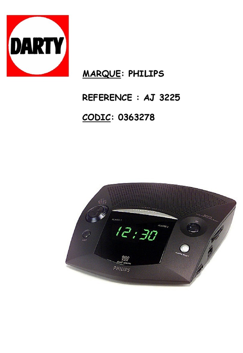 Philips AJ 3225 manual