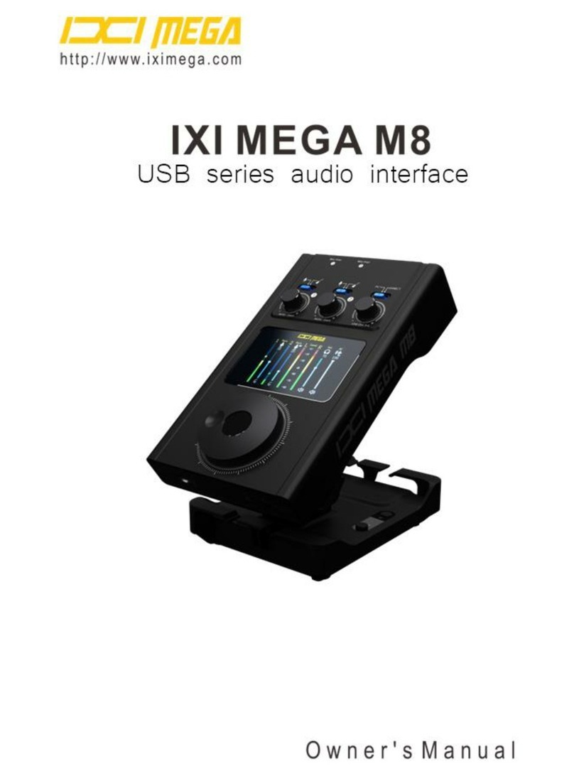 IXI MEGA M8 owner's manual