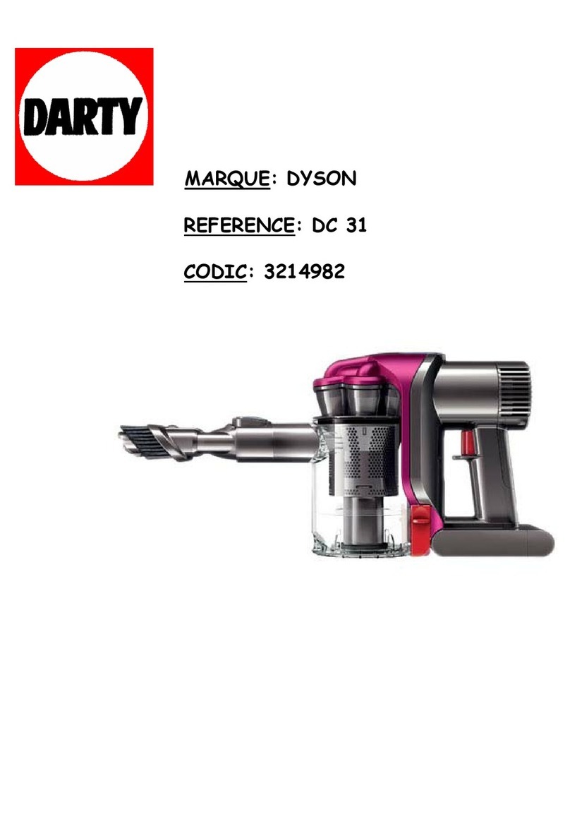 Dyson DC 31 operating manual
