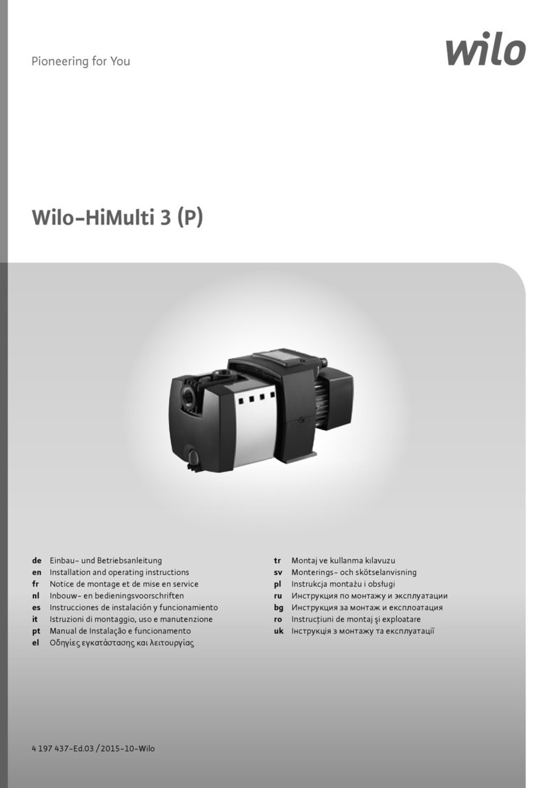 Wilo HiMulti 3 P Series User manual