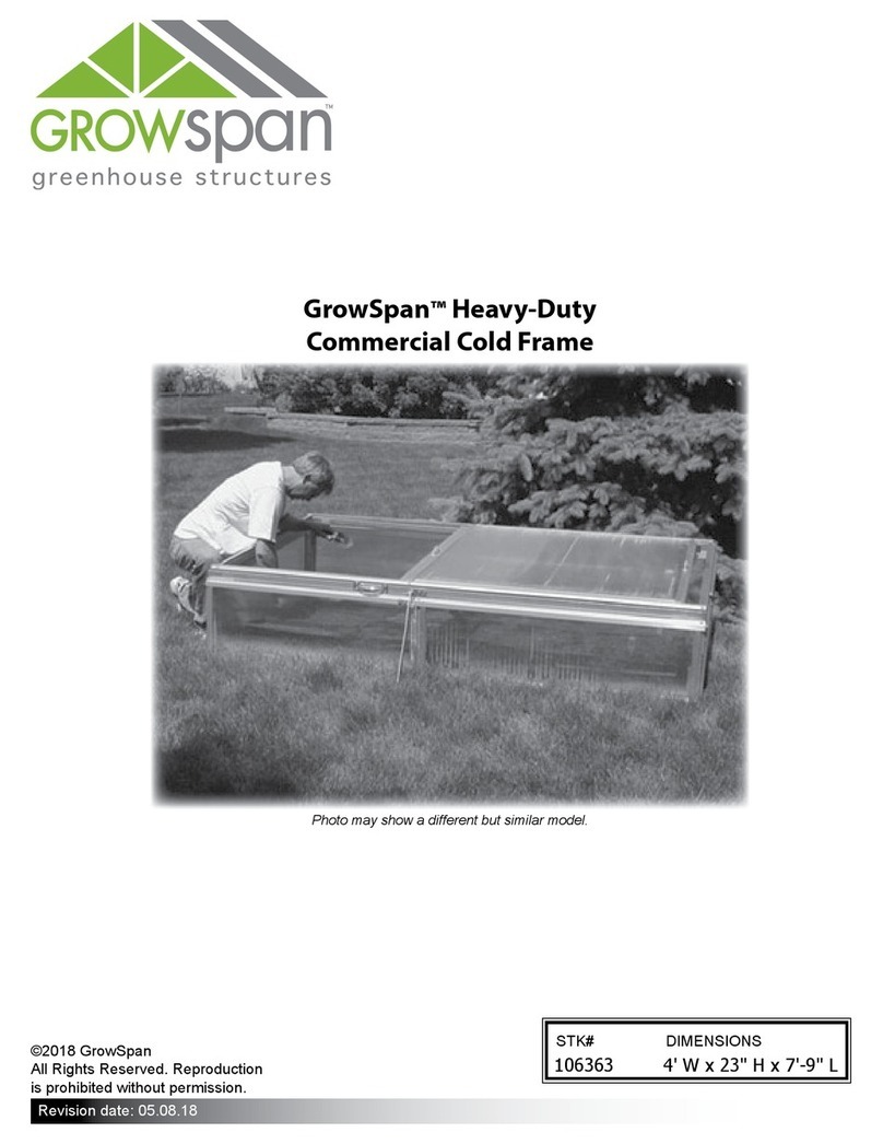 GrowSpan 106363 User manual GrowSpan 106363 User manual