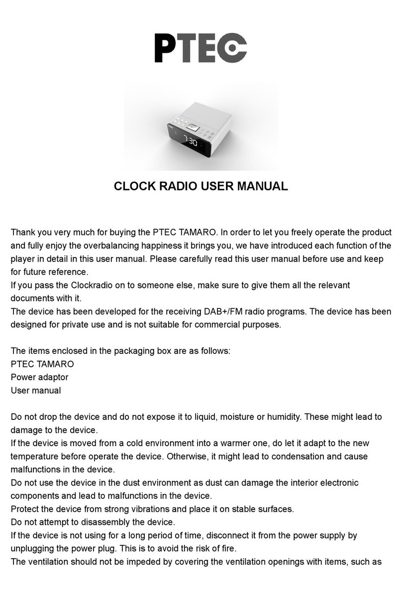 P Tec TAMARO User manual
