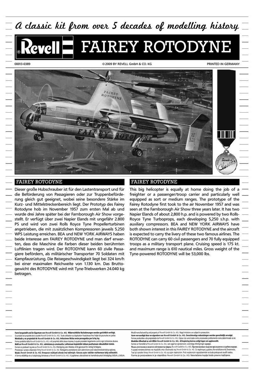REVELL FAIREY ROTODYNE User manual