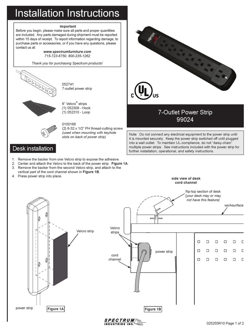 Spectrum Industries 99024 installation instructions Spectrum Industries 99024 installation instructions