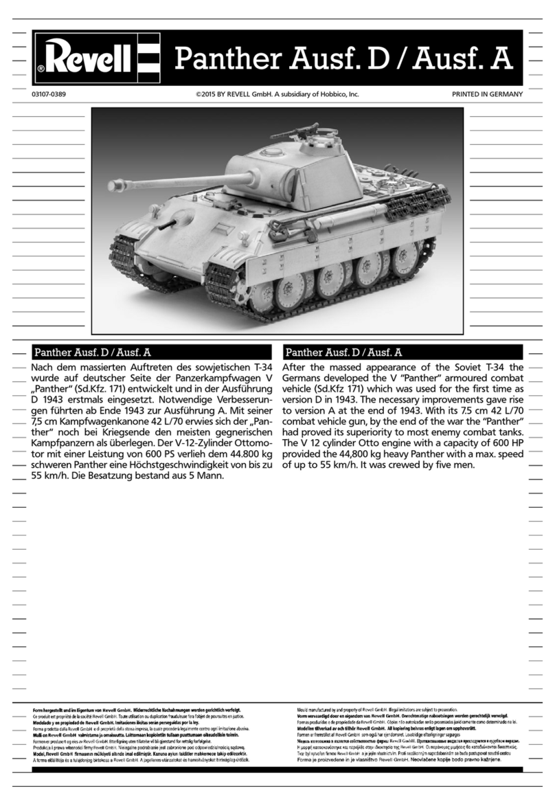 REVELL Panther Ausf. D Assembly manual