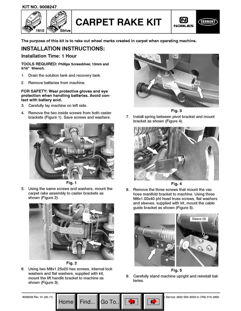 Tennant 9008247 installation instructions