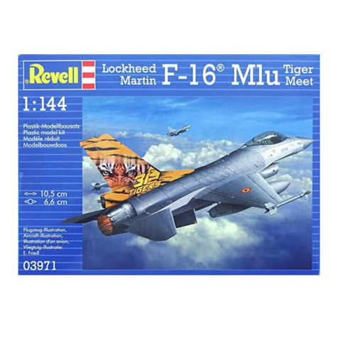 REVELL Lockheed Martin F-16MLU Solo Display User manual
