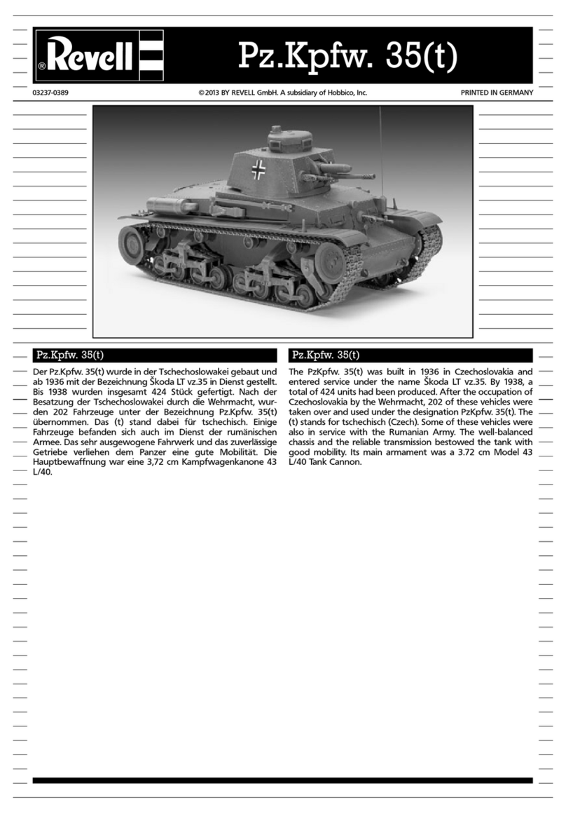 REVELL Pz.Kpfw. 35(t) Assembly manual