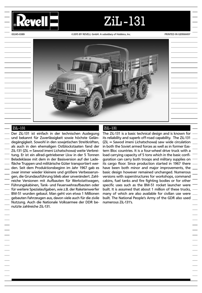 REVELL ZiL -131 Assembly manual