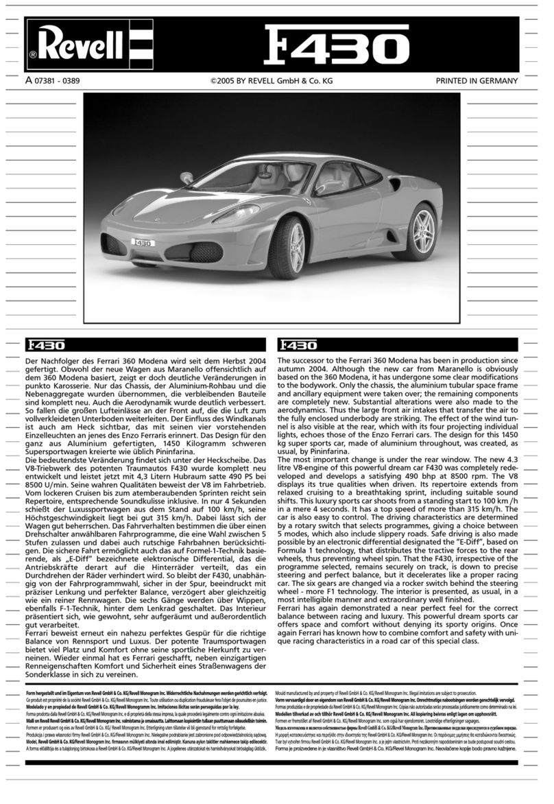REVELL F430 Spider Assembly manual