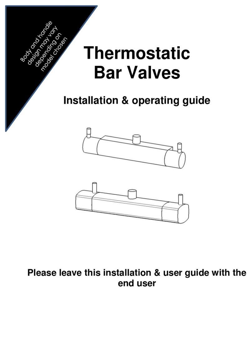 Hudson Reed A3500 Installation & operating guide