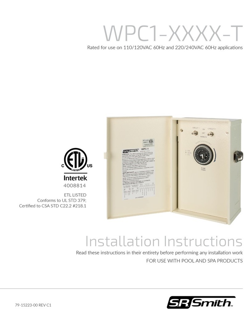 S.R.Smith WPC1-T Series installation instructions