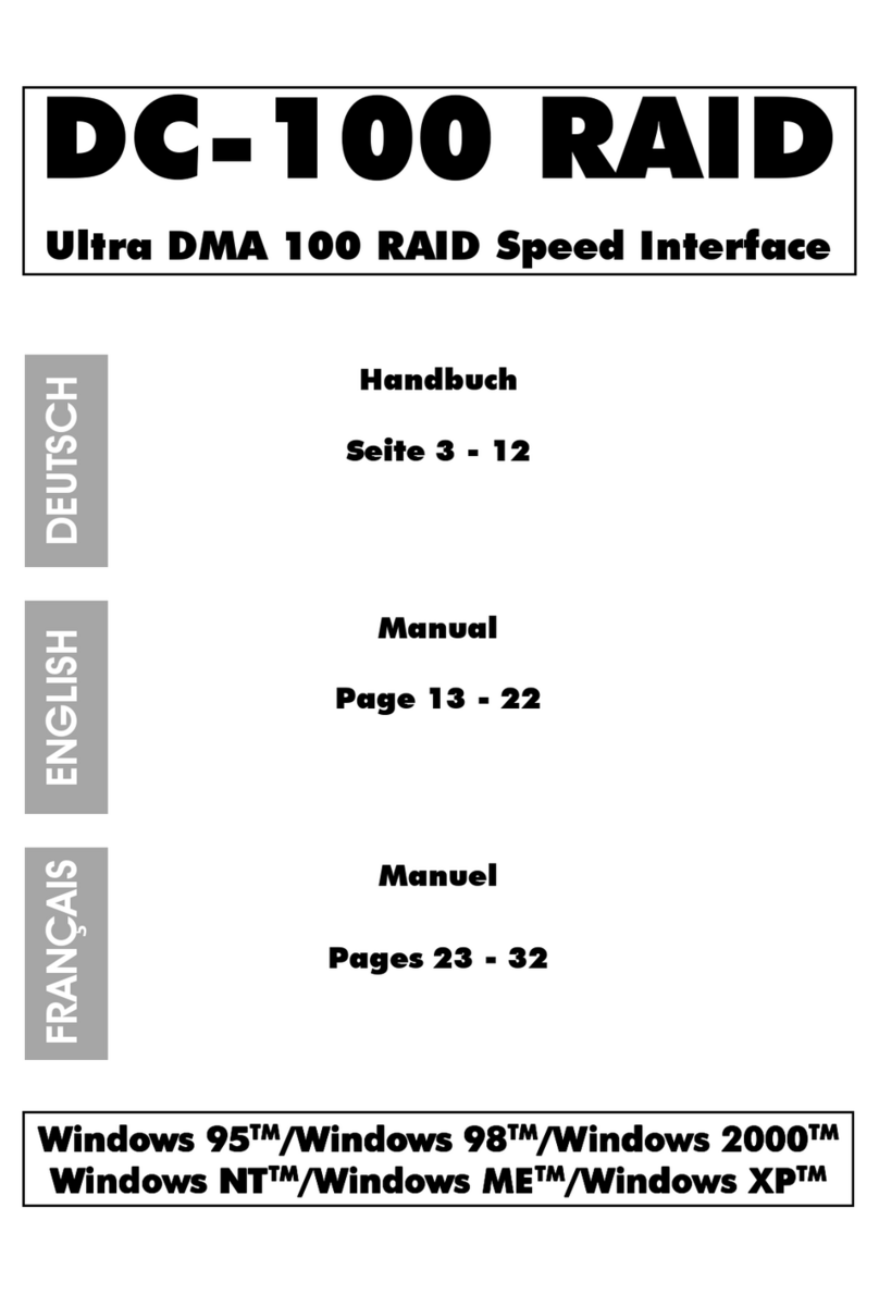 Dawicontrol DC-100 RAID manual