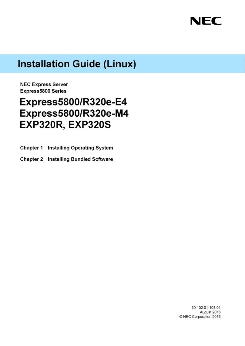NEC NEC Express5800 Series User manual