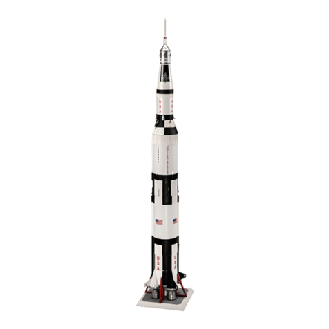 REVELL APOLLO 11 SATURN V ROCKET Assembly manual
