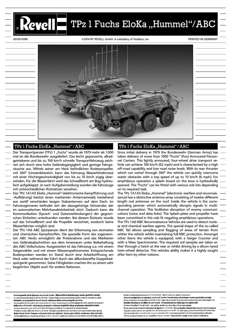 REVELL TPz 1 Fuchs EloKa Hummel/ABC User manual