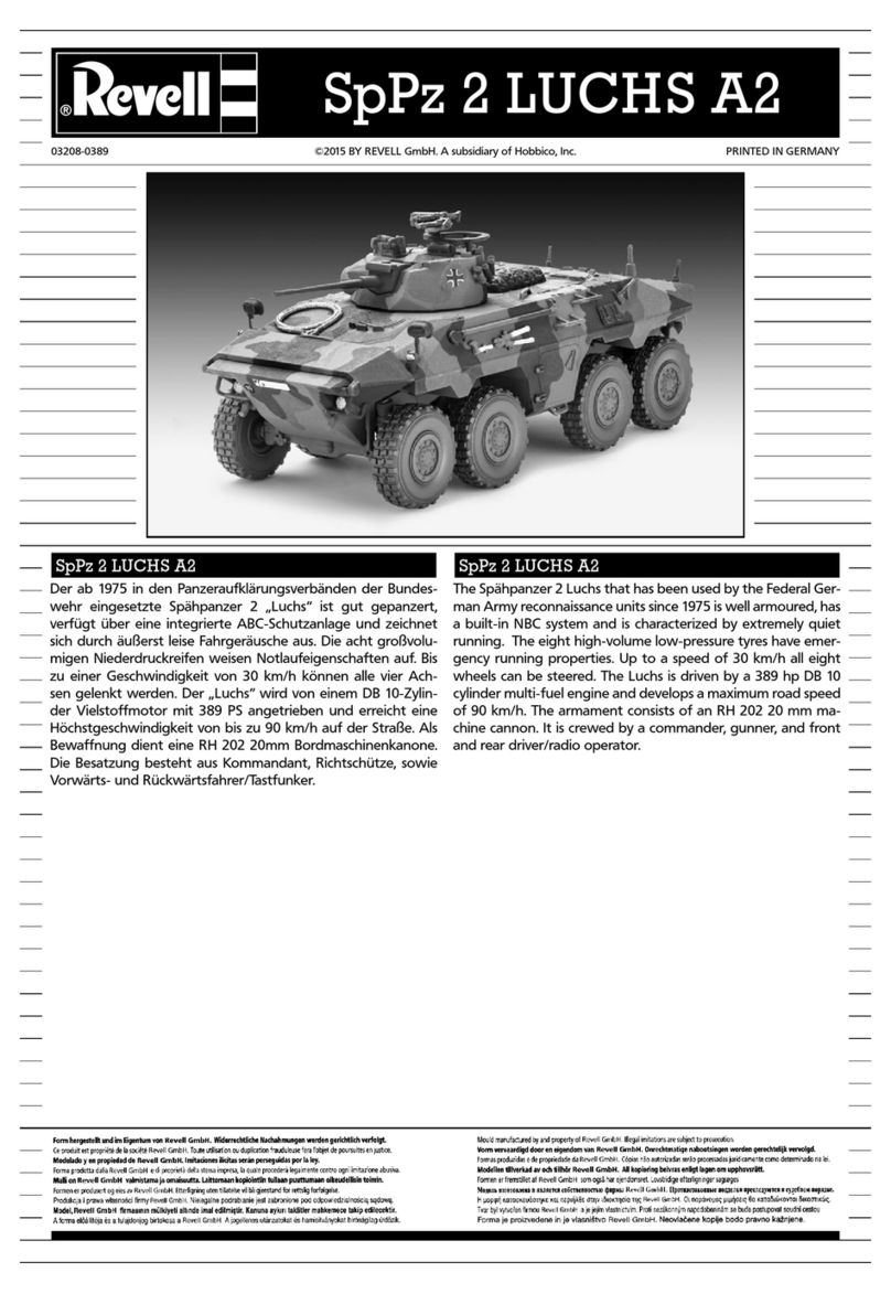 REVELL SpPz 2 LUCHS A2 Assembly manual