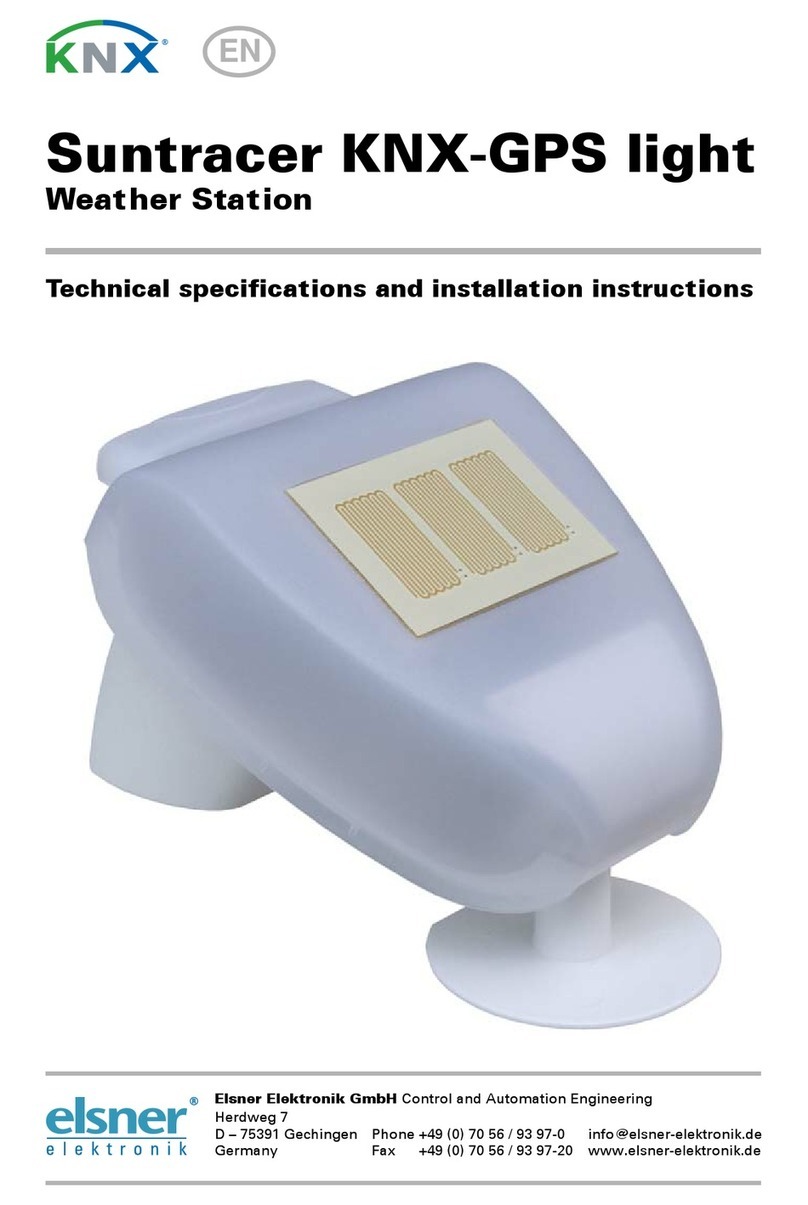 Elsner Suntracer KNX-GPS Technical specifications and installation instructions Elsner Suntracer KNX-GPS Technical specifications and installation instructions