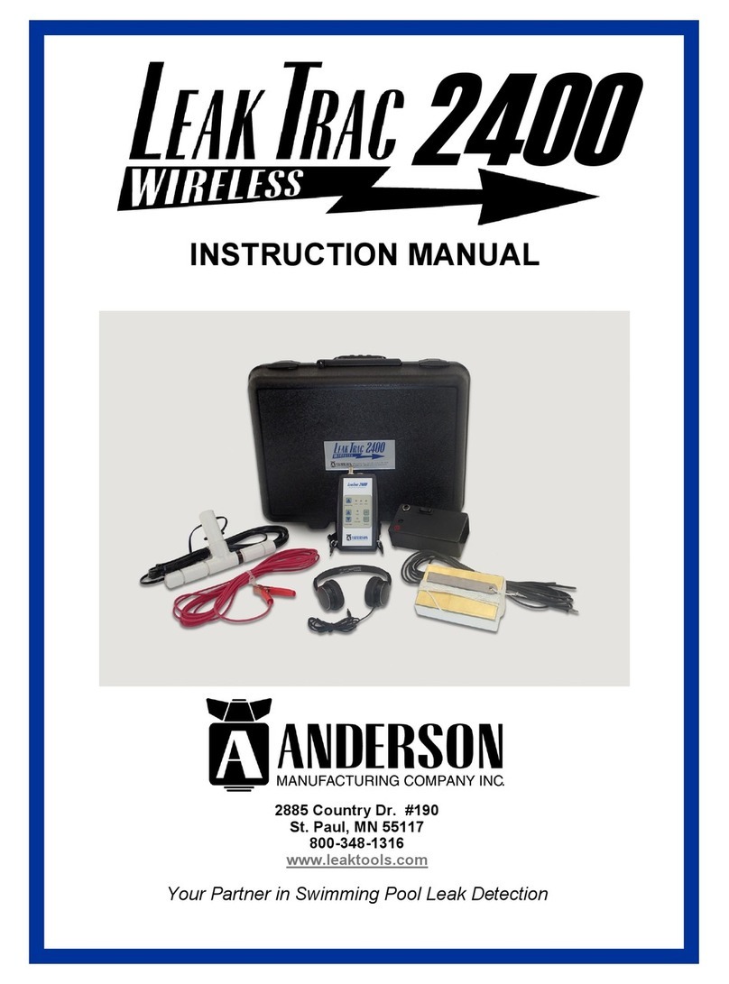 Anderson LeakTrac Wireless 2400 instruction manual
