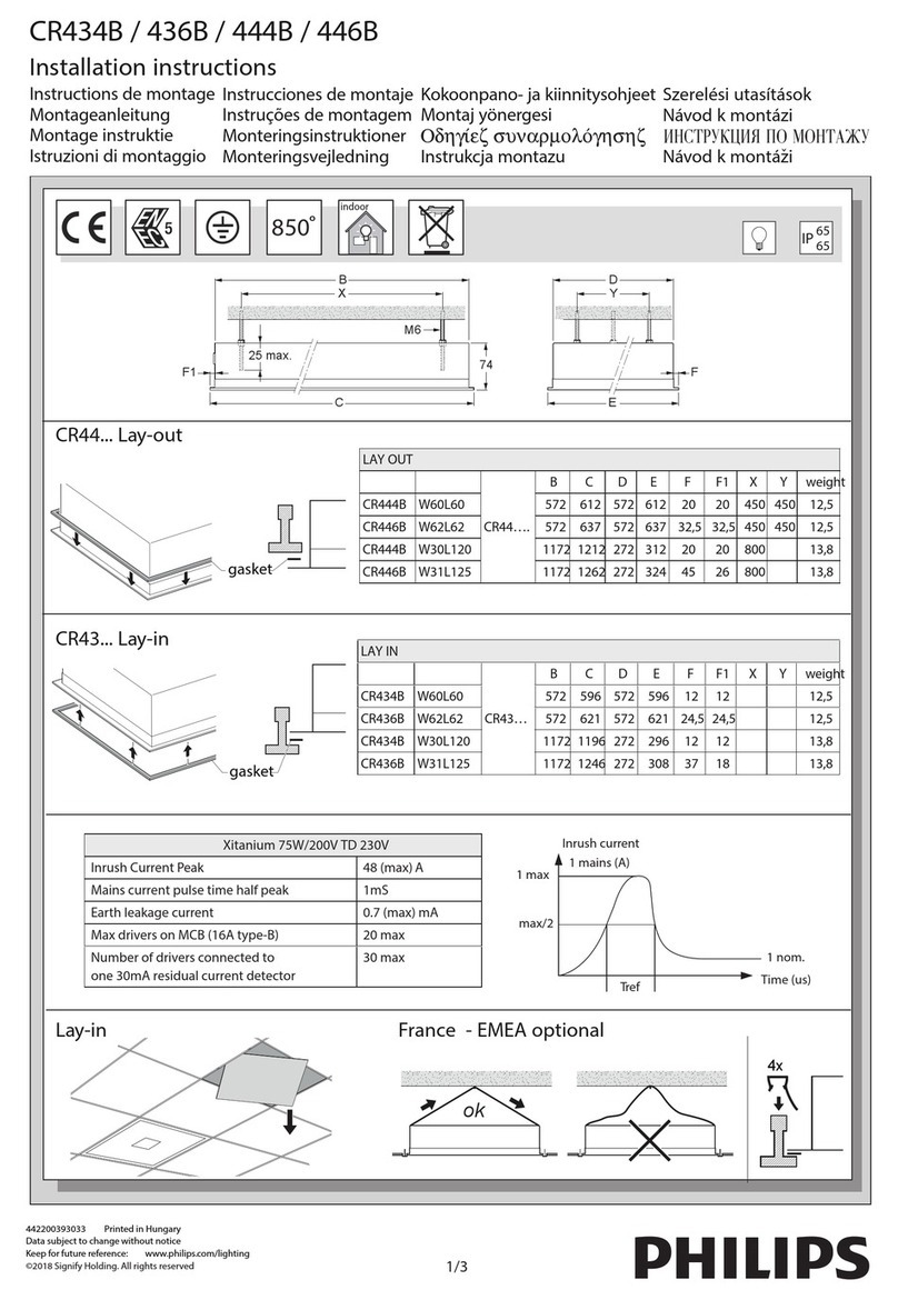 Philips CR434B User manual