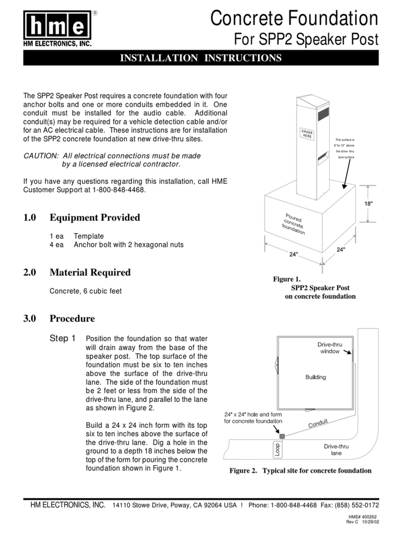 HME SPP2 installation instructions