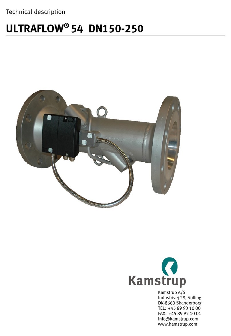 Kamstrup ULTRAFLOW 54 DN150-250 Technical description