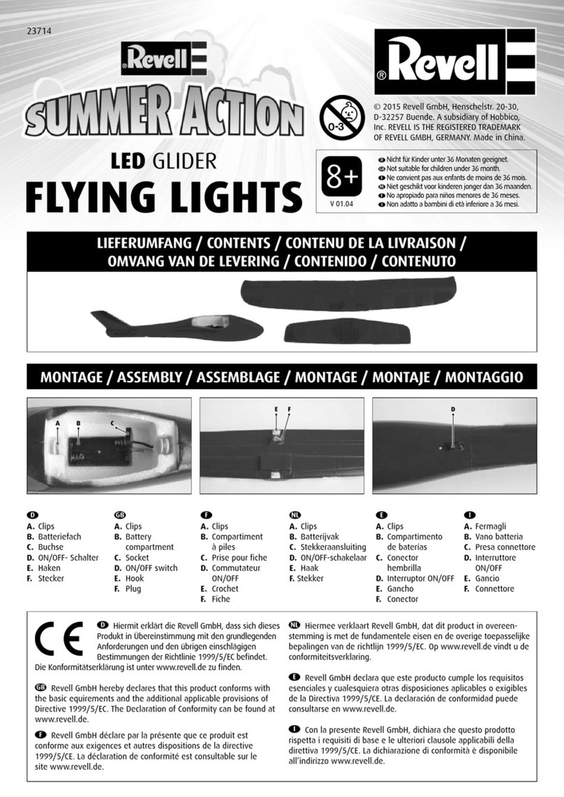REVELL SUMMER ACTION FLYING LIGHTS Assembly manual
