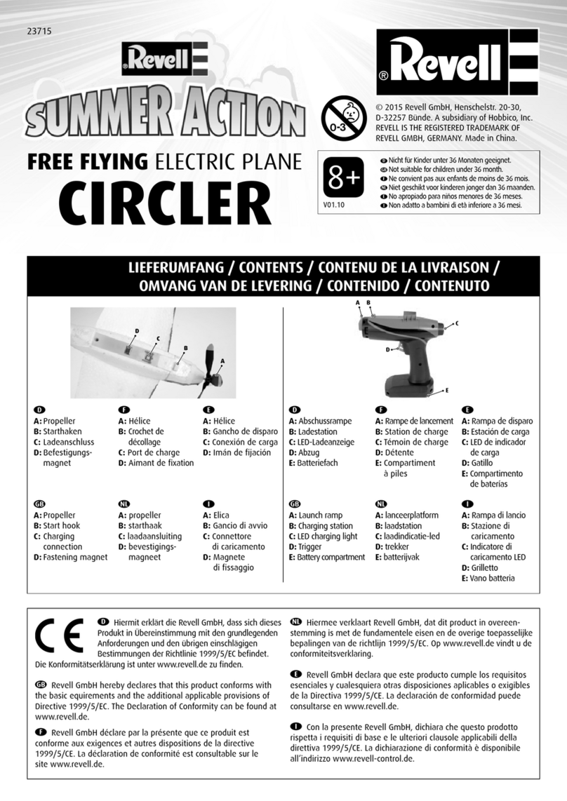 REVELL SUMMER ACTION CIRCLER Assembly manual