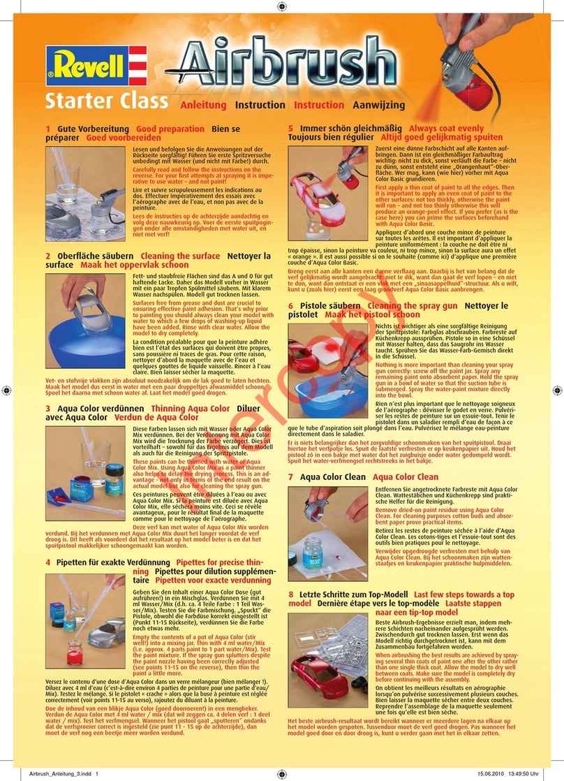 REVELL Airbrush Instruction