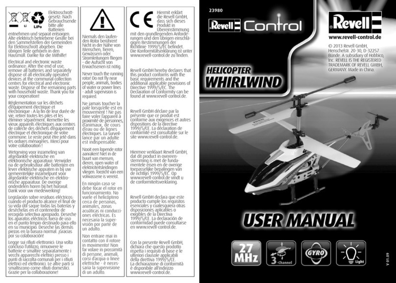 REVELL Control WHIRLWIND User manual