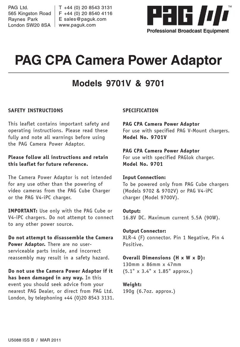 PAG 9701V User manual