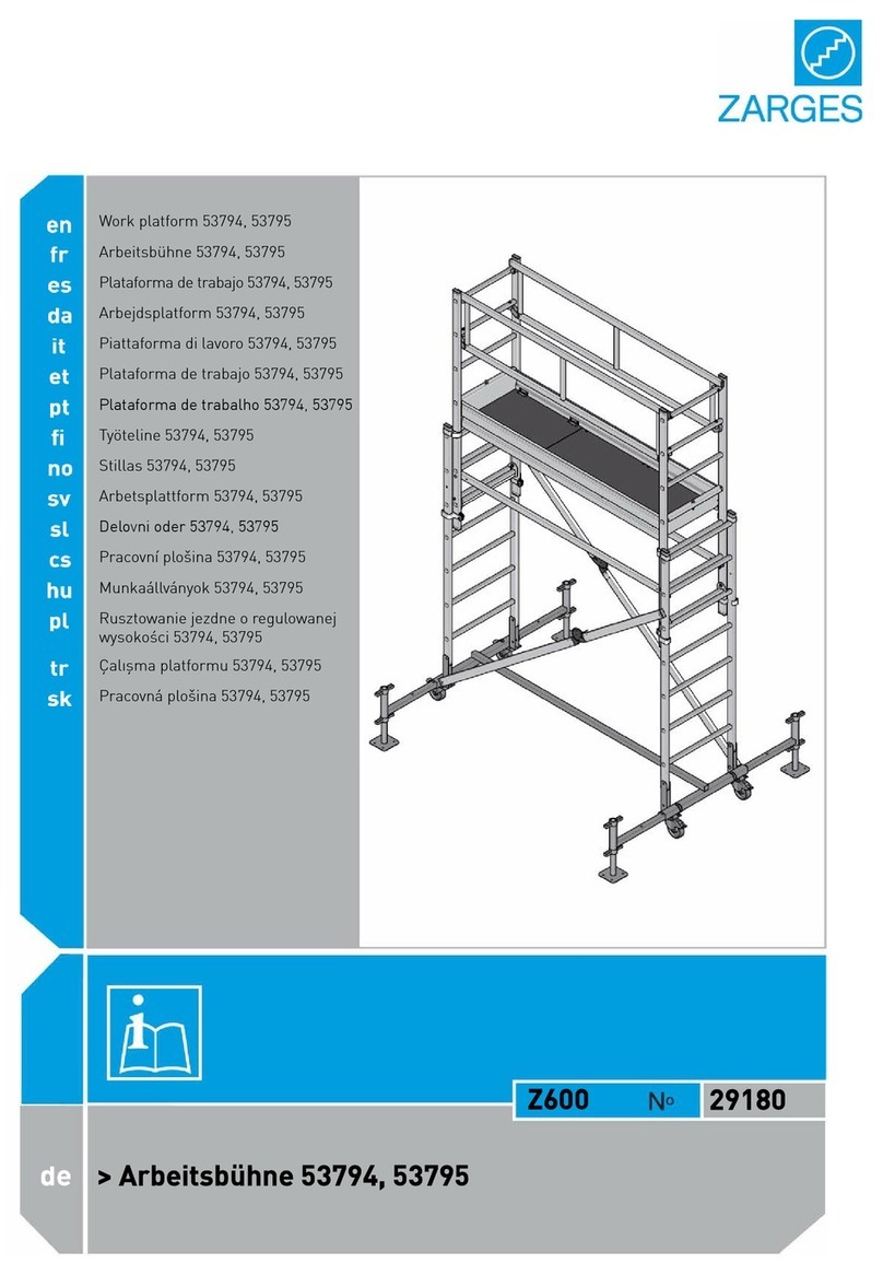 zarges 53794 Assembly instructions