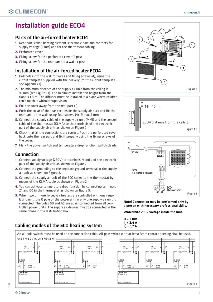 Climecon ECO4 installation guide