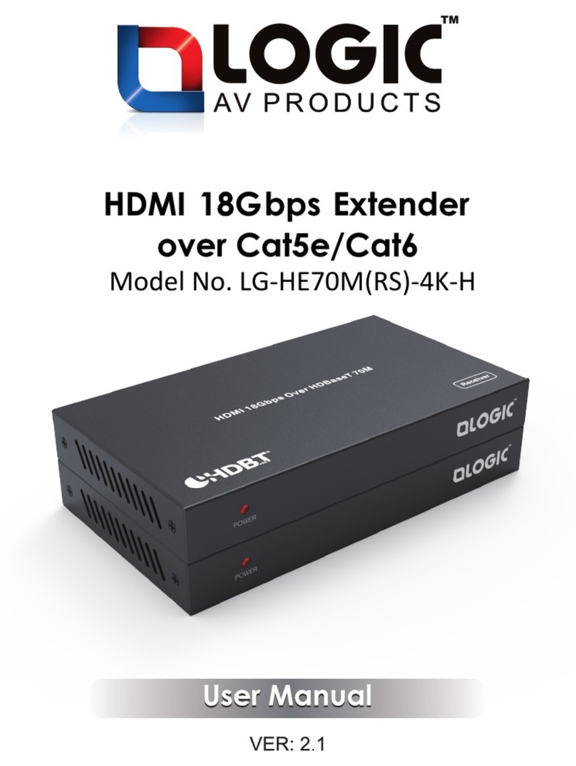 Logic AV Products LG-HE70M(RS)-4K-H user manual