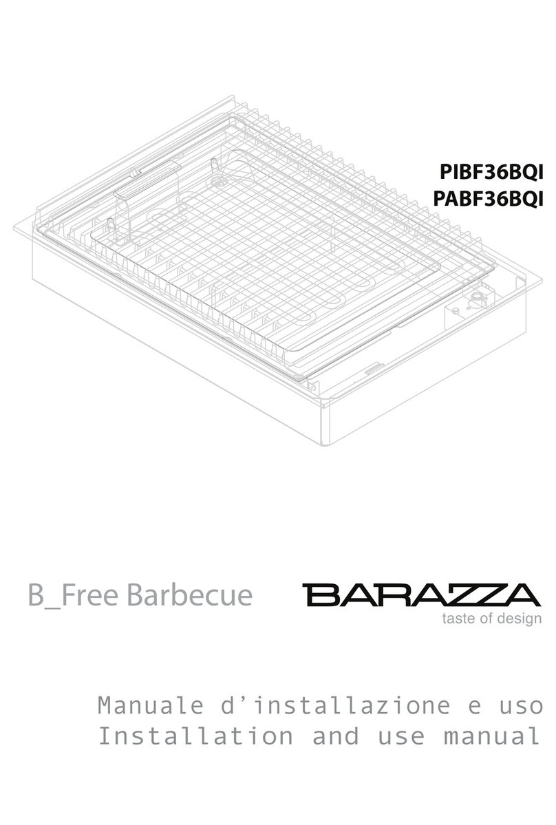 Barazza B_Free PIBF36BQI Installation and use manual Barazza B_Free PIBF36BQI Installation and use manual