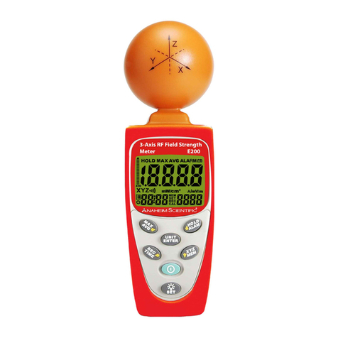 Anaheim Scientific E200 user manual
