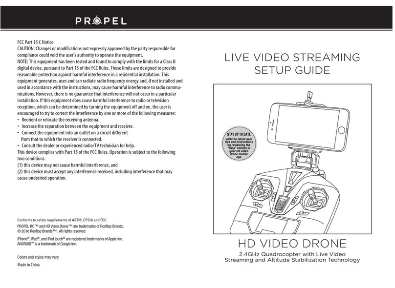 Propel Trampolines HD VIDEO DRONE Setup guide