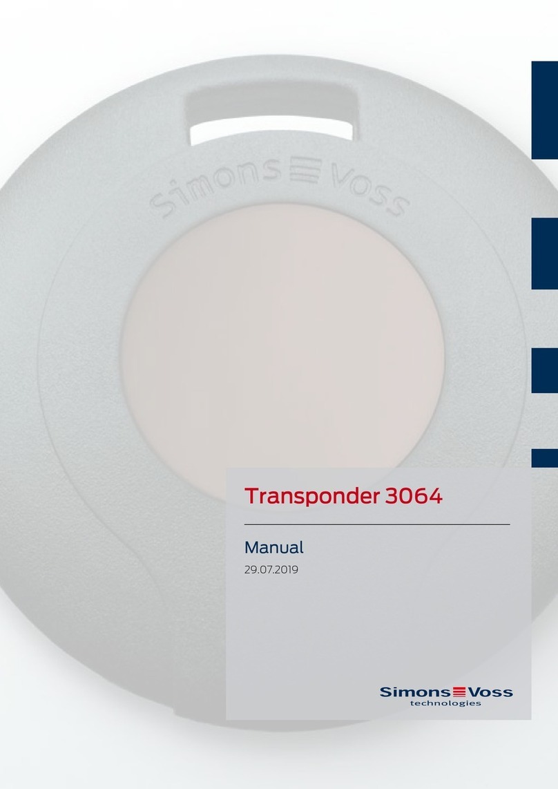 Simons Voss Technologies 3064 manual