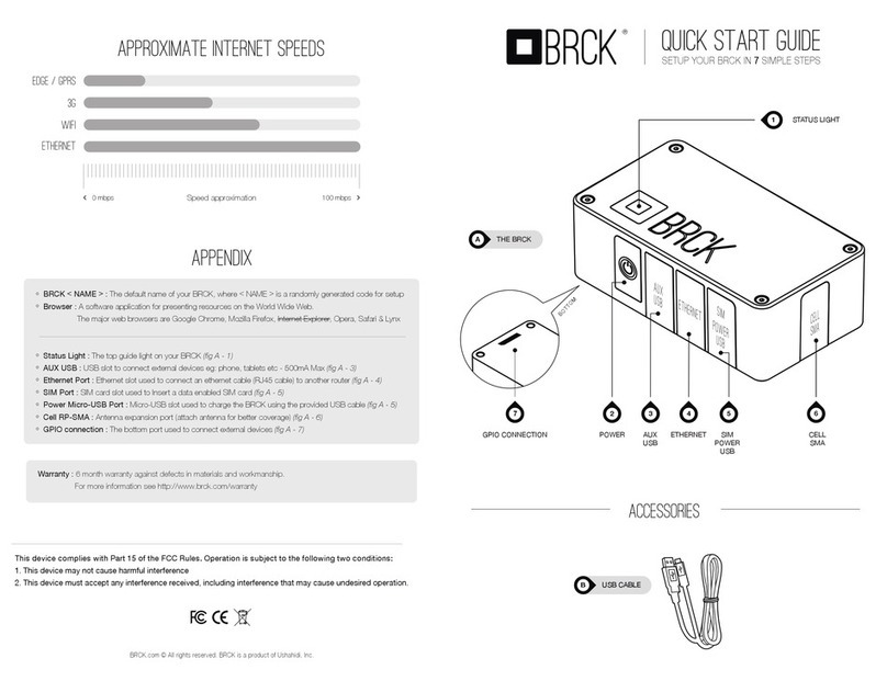 BRCK BRCK quick start guide