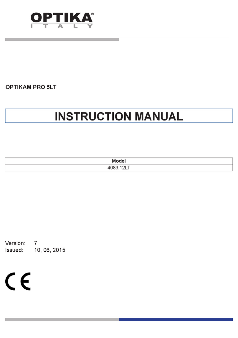 Optika OPTIKAM PRO 5LT 4083.12LT User manual