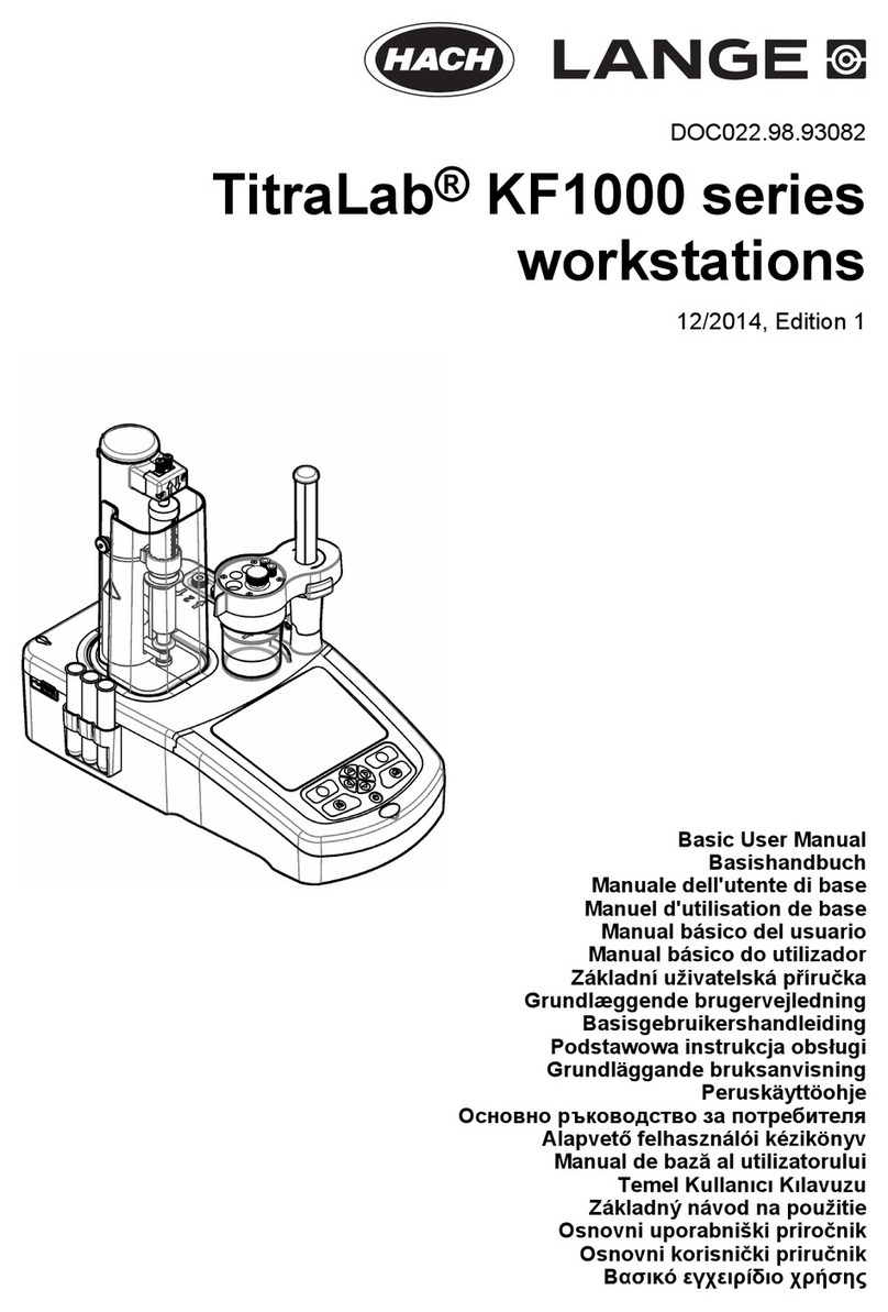 HACH LANGE TitraLab KF1121 Basic user manual