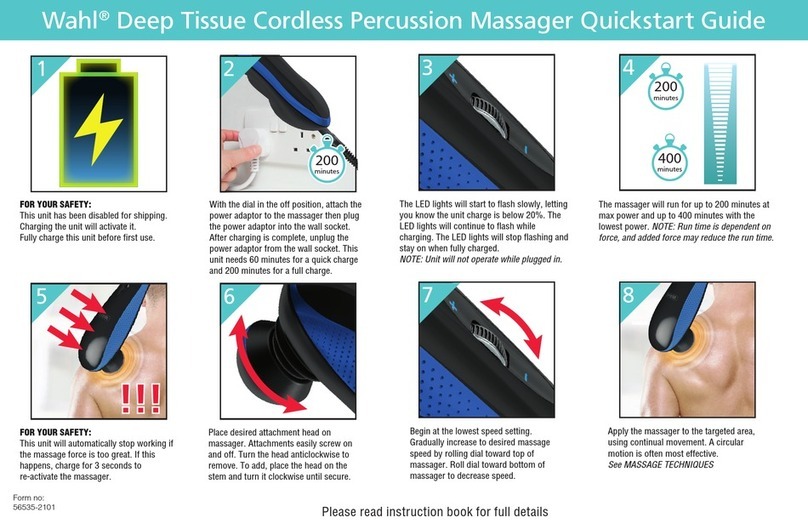 Wahl 4232-017 quick start guide
