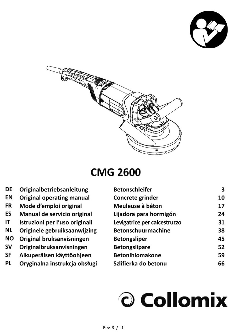 Collomix CMG 2600 operating manual