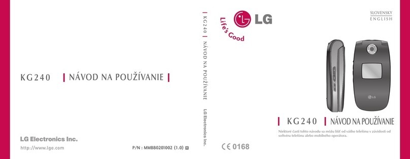 LG KG240 User manual