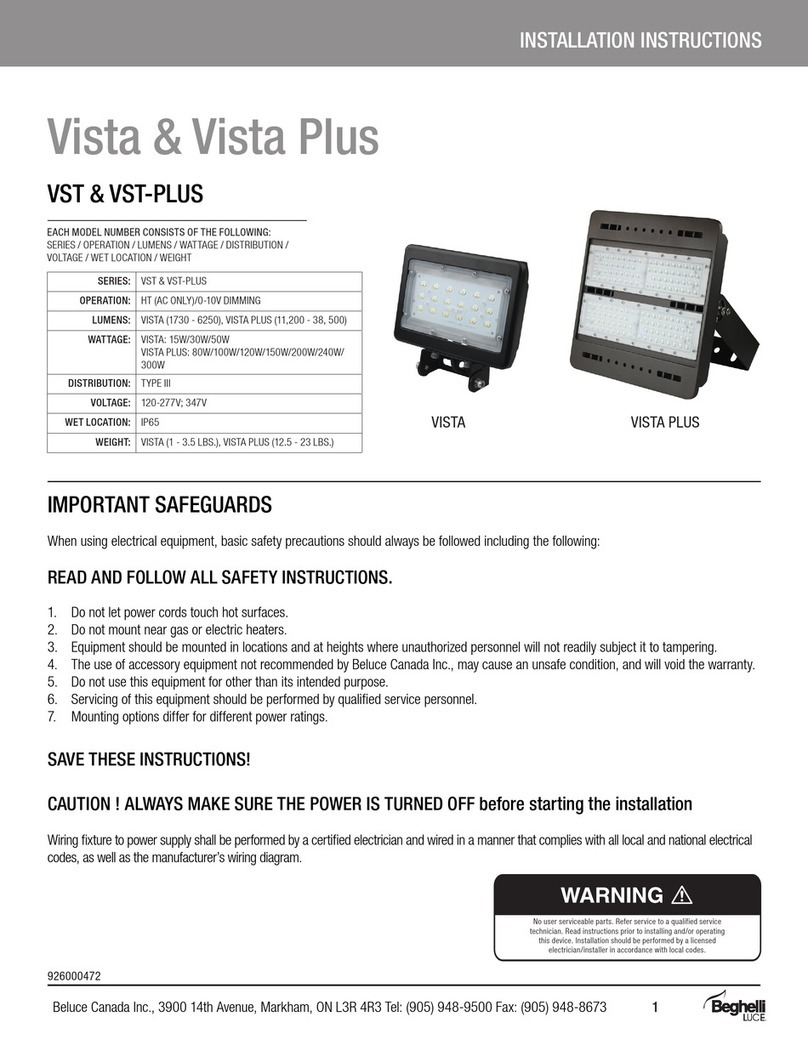Beghelli Vista Plus installation instructions